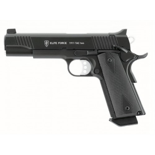 Elite Force 1911 Tac Two GBB (BK), The Elite Force 1911 Tac Two is a premium, full-metal airsoft pistol built for realism